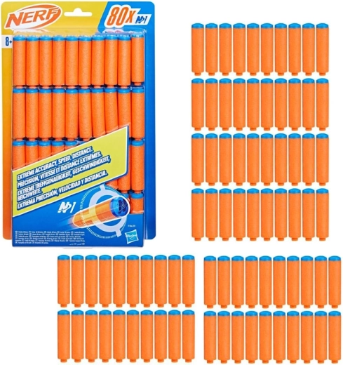 NERF N1 vahust nooled, komplekt 80 noolt