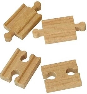 Babu Trains – Track Connectors 4+4 pcs