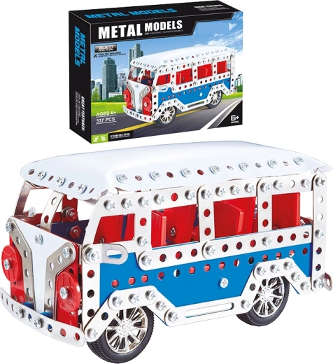 Metallist ehituskomplekt, buss, 337 detaili