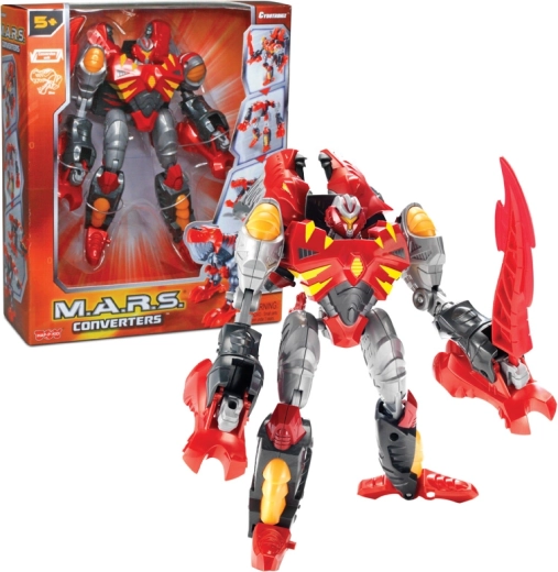 Robot M.A.R.S Converters Dino – muunduv dinosaurused T‑Rex ja Stegosaurus