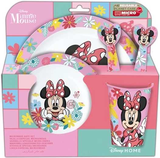 Plastist sööginõude komplekt MINNIE, 5 tk