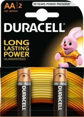Duracell Basic AA alkaline batteries 2 pcs