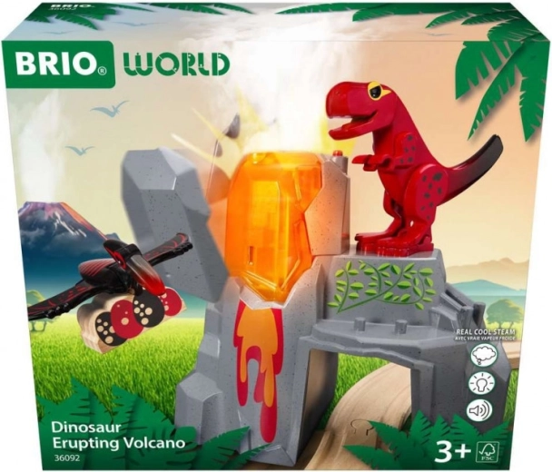 Brio dinosauruste vulkaan