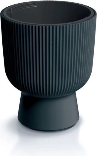 Lillepott sisuga 24 cm antratsiit