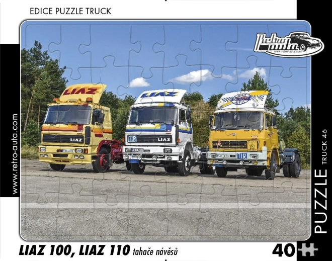 Pusle RETRO-AUTA TRUCK LIAZ 100 ja LIAZ 110 – haagised vedukid, 40 tükki