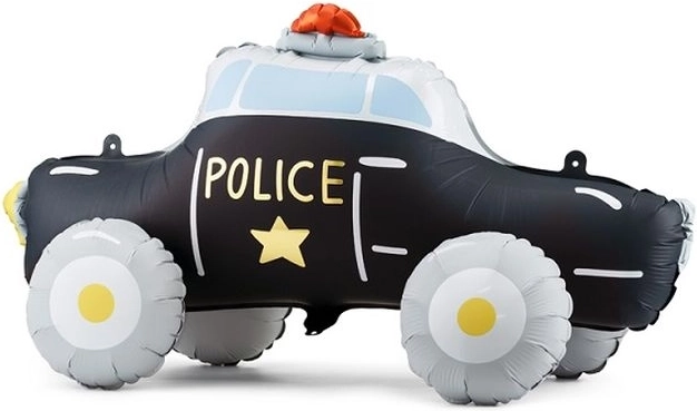 Seisev fooliumõhupall politseiauto mix – 1 tk
