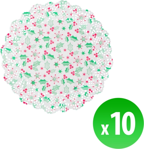 Jõuluteemaline paberist taldrikualune 26,5 cm – 1 tk