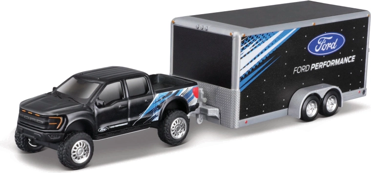 Maisto Ford F-150 SVT Raptor with Trailer 1:64