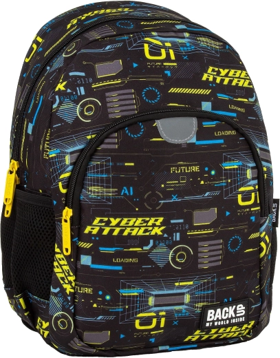 Children’s backpack BackUP Cyber Attack 12 l black