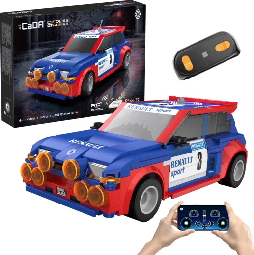 CaDA RC auto ehituskomplekt RENAULT 5 Maxi Turbo 1:20 (282 tükki)