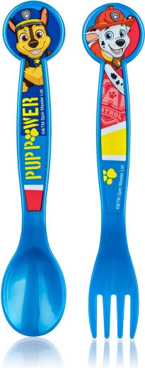 Children's plastic cutlery PATROL, 2-piece set