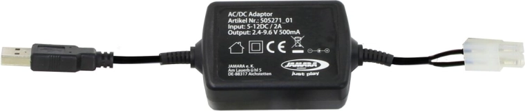 USB NiMH-laadija Brecteri, Skulli, Veloce'i ja Vulcano jaoks