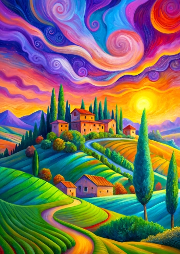 Enjoy Puzzle Toscana valgus 1000 tükki