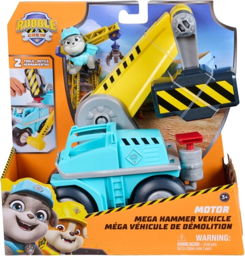 Rubble & Crew functional construction vehicle Motor – interactive crane with accessories