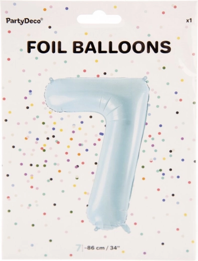 Fooliumõhupall number 7, sinine 86 cm