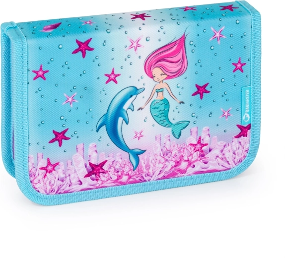 Bagmaster LUMI school pencil case – mermaid