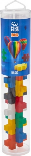 Plus-Plus BIG Basic – creative construction set in a tube 15 pcs