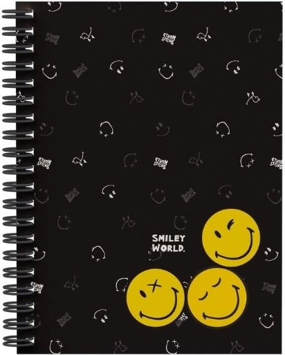 A5 Ring Notebook with Double Spiral SMILEY WORLD