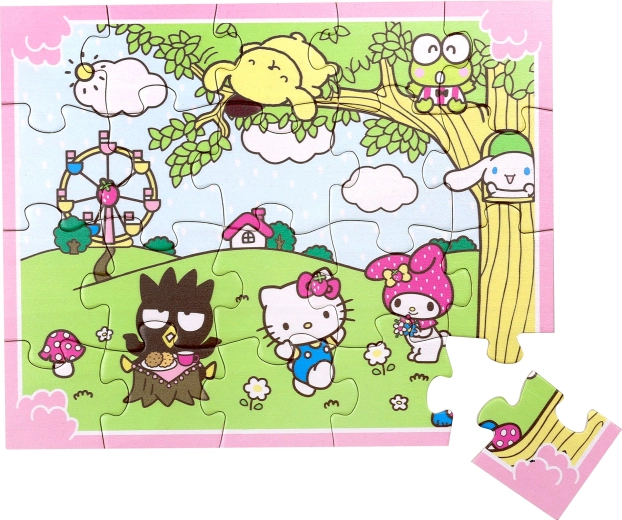 Wooden Hello Kitty Puzzle – 20 Pieces