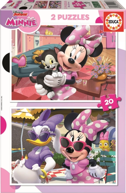 Educa pusle Minnie 2×20 tükki