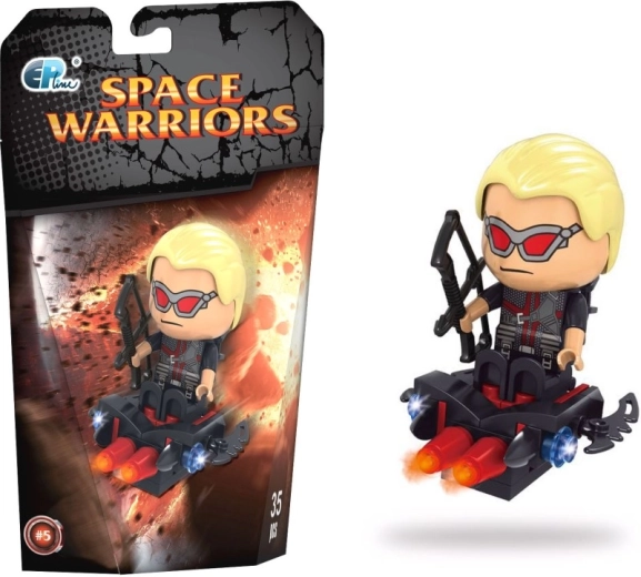 Building set with a space hero (35 pieces) - 1 piece