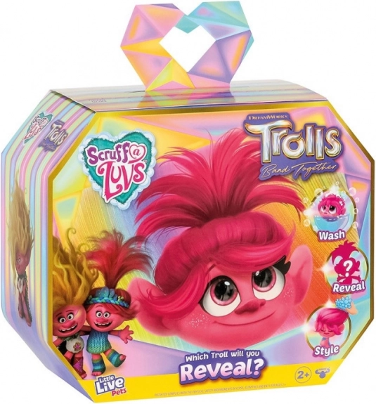 Pehme mänguasi Little Live Pets Trollid – Poppy või Viva 30 cm