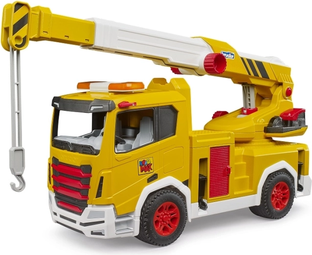 Bruder Roadmax kollane kraana lastele