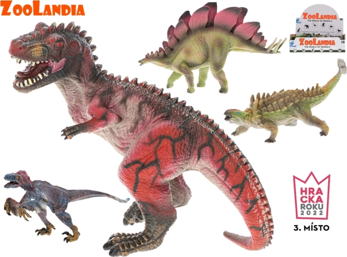Zoolandia dinosaurusefiguurid – komplekt 4 realistliku dinosaurusega