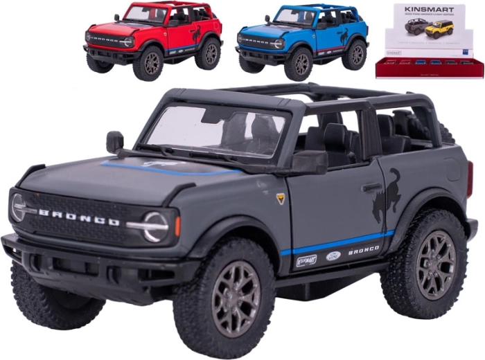 Kinsmarti metallmudel Ford Bronco 2022, 13 cm, assortii - 1 tk