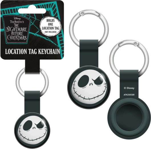 Nightmare Before Christmas locator keychain featuring Jack Skellington