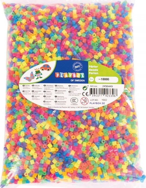 Playbox Iron-On Beads Neon 10000 pcs