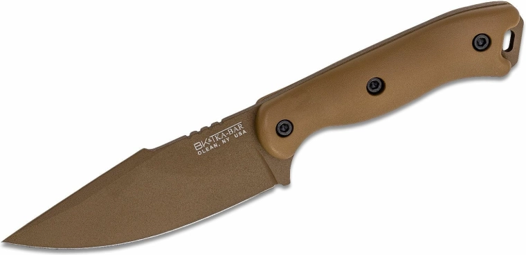 Universaalne nuga KA-BAR Becker Harpoon 11,6 cm, liivapruun, Zytel, polümeertupp