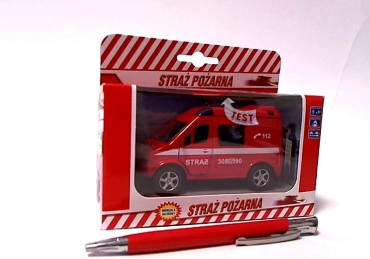 Tuletõrje kaubik heliga 11 cm
