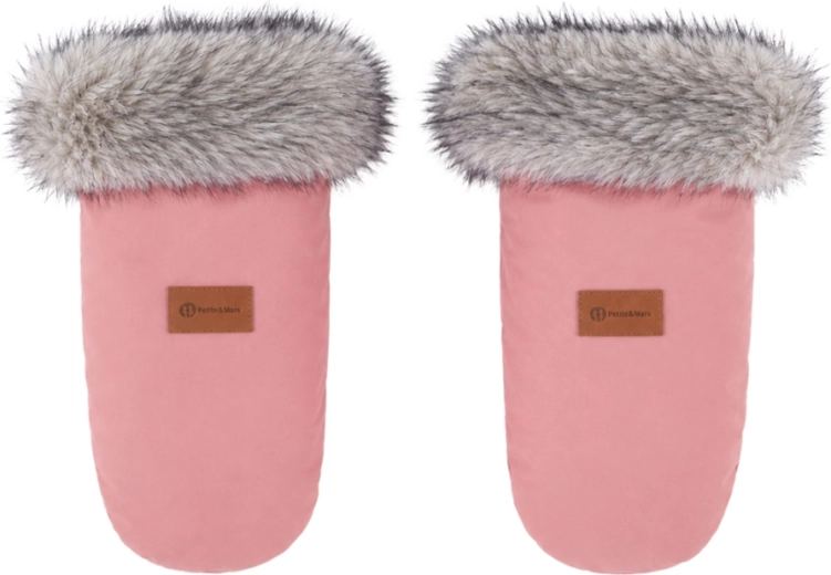 Petite&Mars stroller hand muff Fjora Old Rose