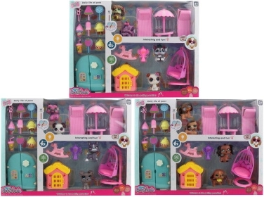 Loomade komplekt majakese ja tarvikutega