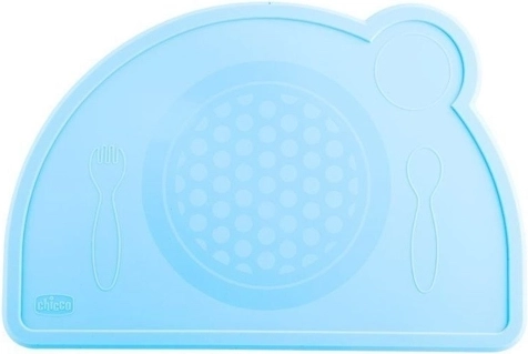 Chicco silikoonist söögialus sinakasroheline 18k+