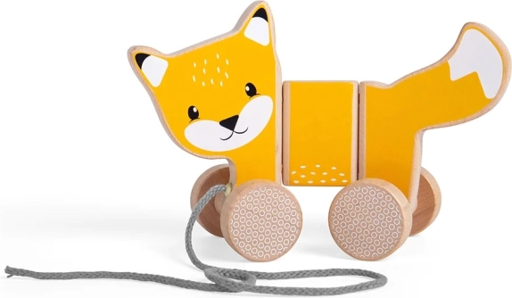 Pull-along Fox from FSC Wood BIGJIGS TOYS