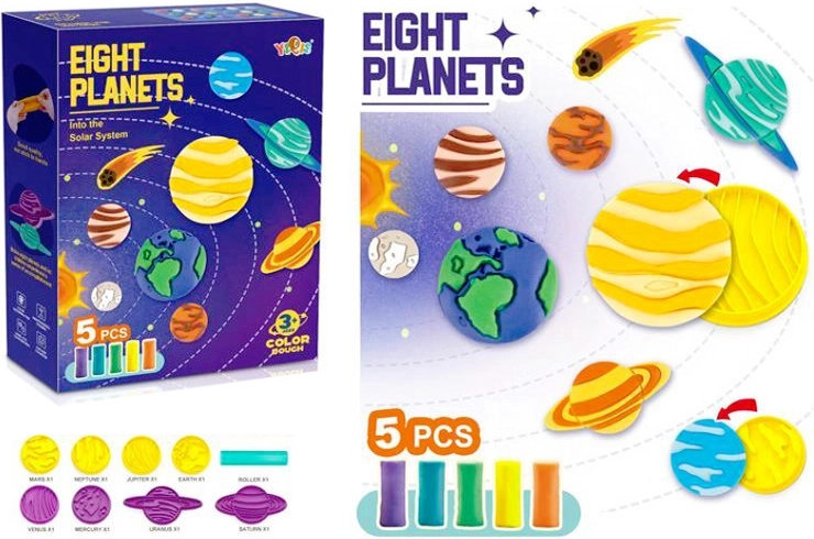 Kreatiivne plastiliin – kosmosekomplekt
