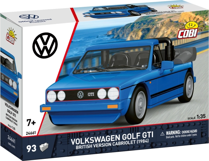 Cobi Volkswagen Golf GTI Cabriolet 1984 Briti versioon 1:35 (93 detaili)