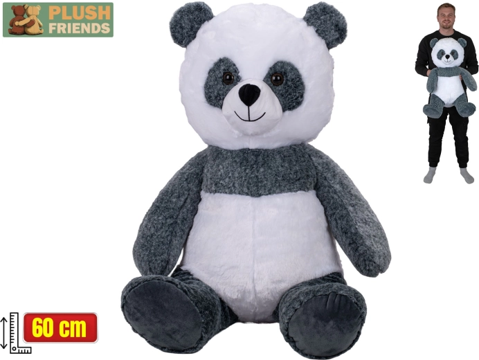 Plush Friends plüüsist istuv panda 60 cm