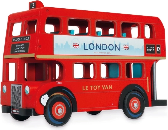 Le Toy Van wooden London double-decker bus for children