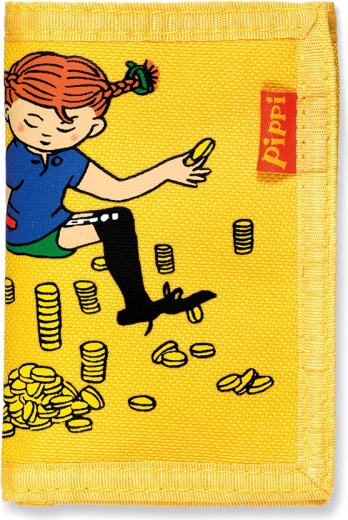 Pipi laste rahakott – kollane