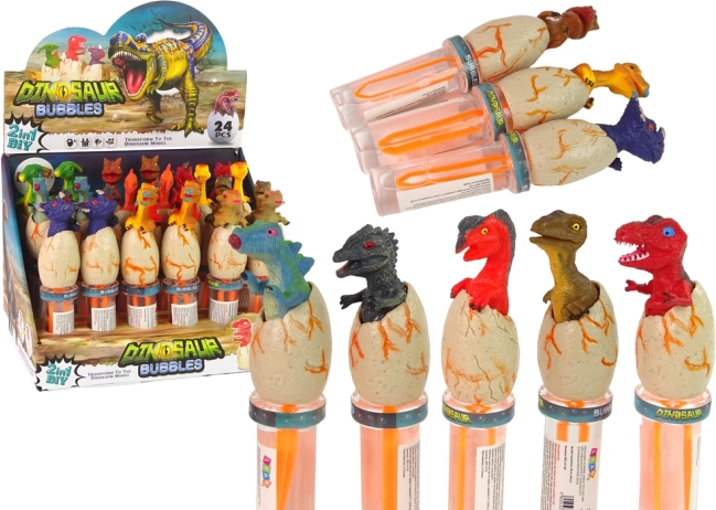 Soap Bubbles with Dinosaurs 18 cm – assorted colors