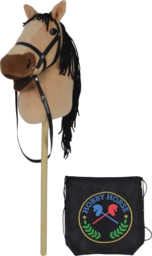 Laste trumm kepi otsas heliga, 73 cm, musta seljakotiga