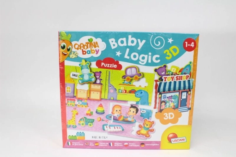 Lisciani Carotina Baby Logic 3D pusle kõige pisematele