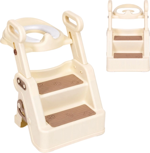 Ecotoys laste WC-prill-laud reduktori ja astmetega