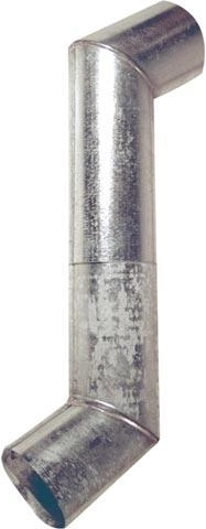 S Elbow 80 mm Galvanized