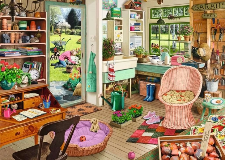 Ravensburgeri pusle Minu pelgupaik 6: Aedniku kuur 1000 tükki