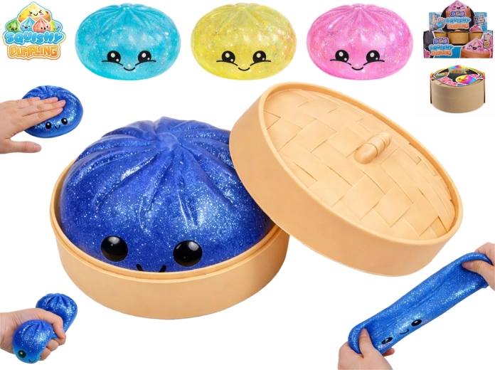 Squishy pelmeen antistressimänguasi Sugar 9 cm (värvide mix)