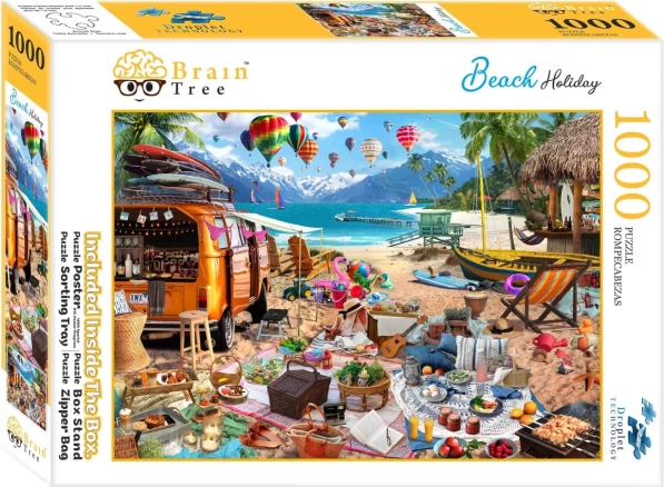 Puzzle BRAIN TREE puhkus rannas – 1000 tükki